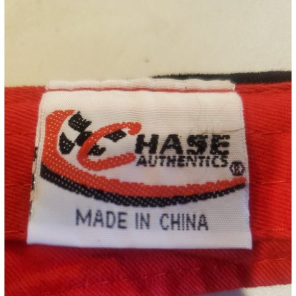 NASCAR Dale Earnhardt Jr # 8 Hat Red/Black Tiger Stripe Visor Cap - Picture 7 of 8